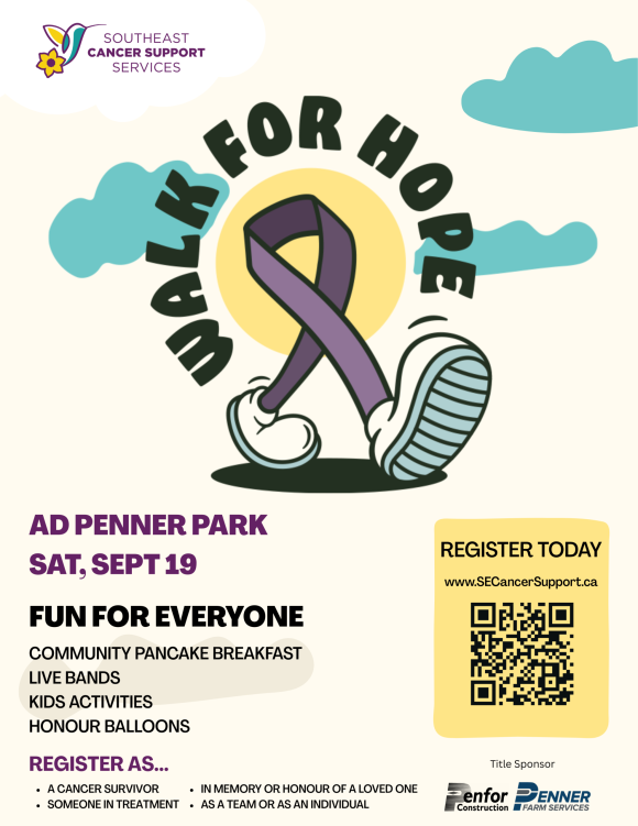 Walk for Hope 2026 8.5 x 11 poster
